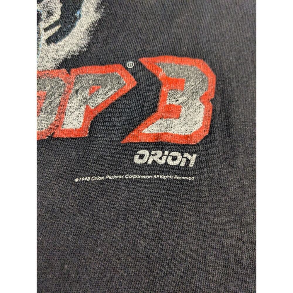 Vintage RoboCop 3 Movie Promo T Shirt Size Large Single Stitched 90s Black 1993 - Picture 4 of 6